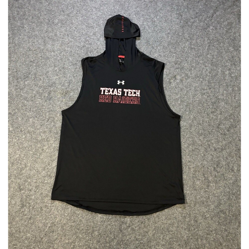 Under Armour Texas Tech Red Raiders Performance Hoodie Size XL Sleeveless
